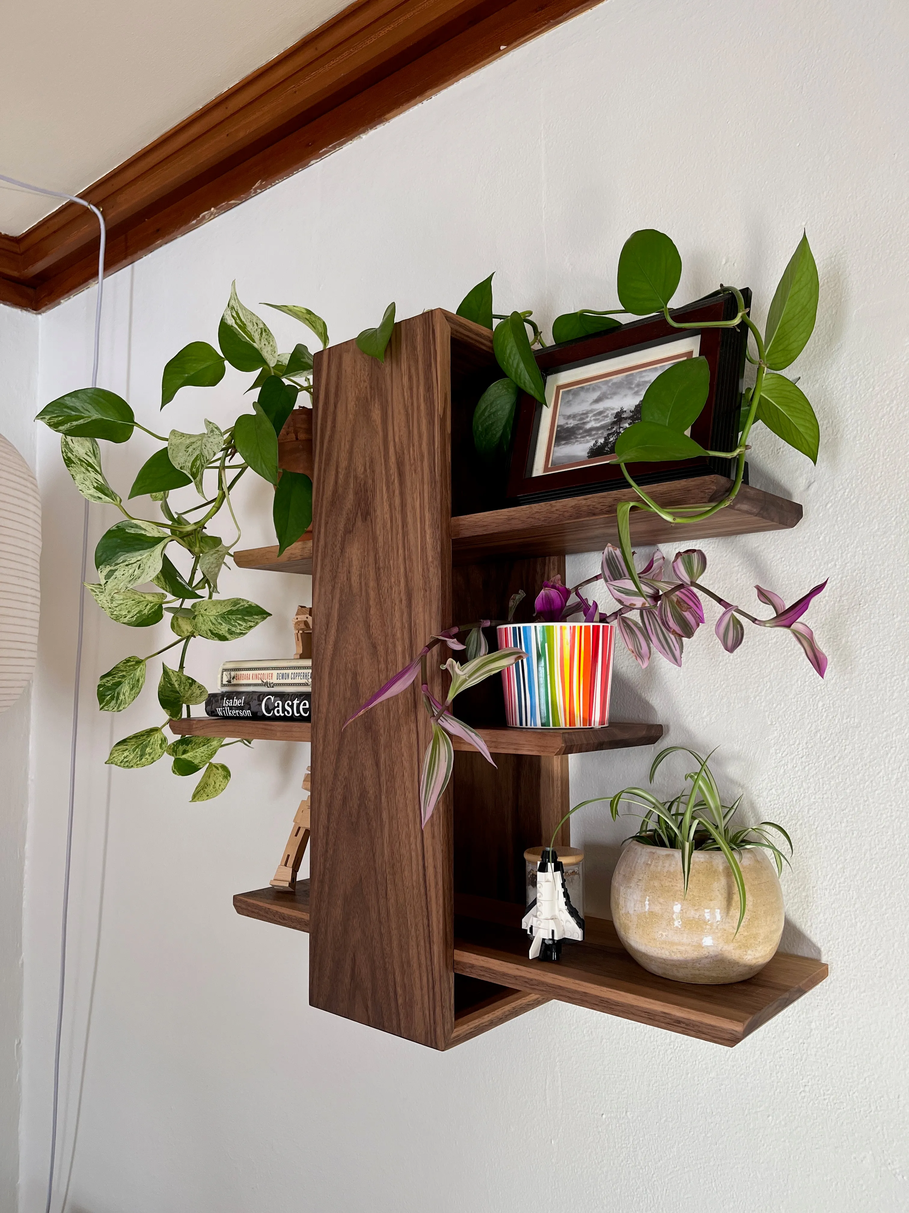 Walnut Modular Shelf